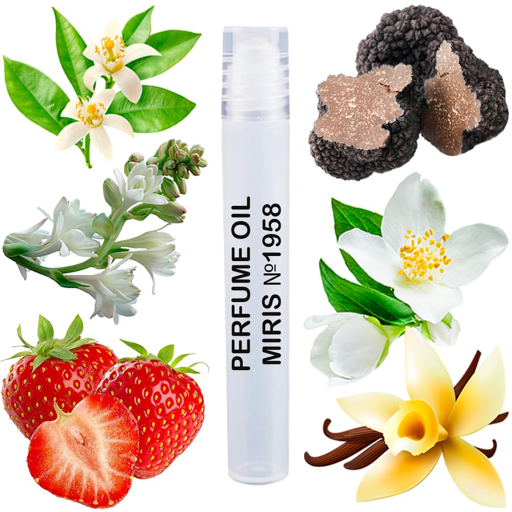 MIRIS No. 1958, Inspired by Valentina, Long-Lasting Perfume Oil for Women Roll-On, Rollerball 0.34 Fl Oz / 10 ml