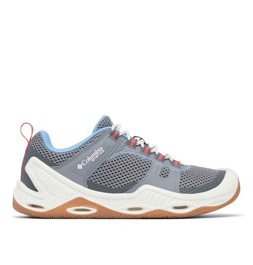 Columbia Women's PFG Pro Sport, Grey Ash/Sunset Red, 8.5