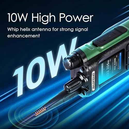 BAOFENG 2025 New 10W Handheld Radio UV-32 Multi Band Walkie Talkie with GPS Wireless Copy Frequency Type-C UV32 Two Way Radio