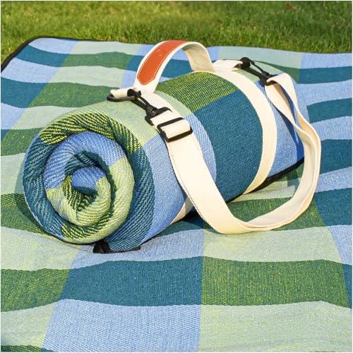 RYCHIC Waterproof Picnic Blanket Beach Outdoor Camping Mat Extra Large Foldable Cute Big Travel Essential Accessories Gift...