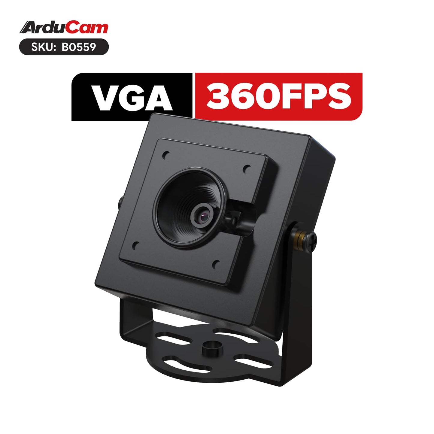 Arducam High Speed USB Camera Module, 1080P/100fps, 720P/180fps, 480P/360fps, Autofocus Lightburn Camera for Windows, Linux