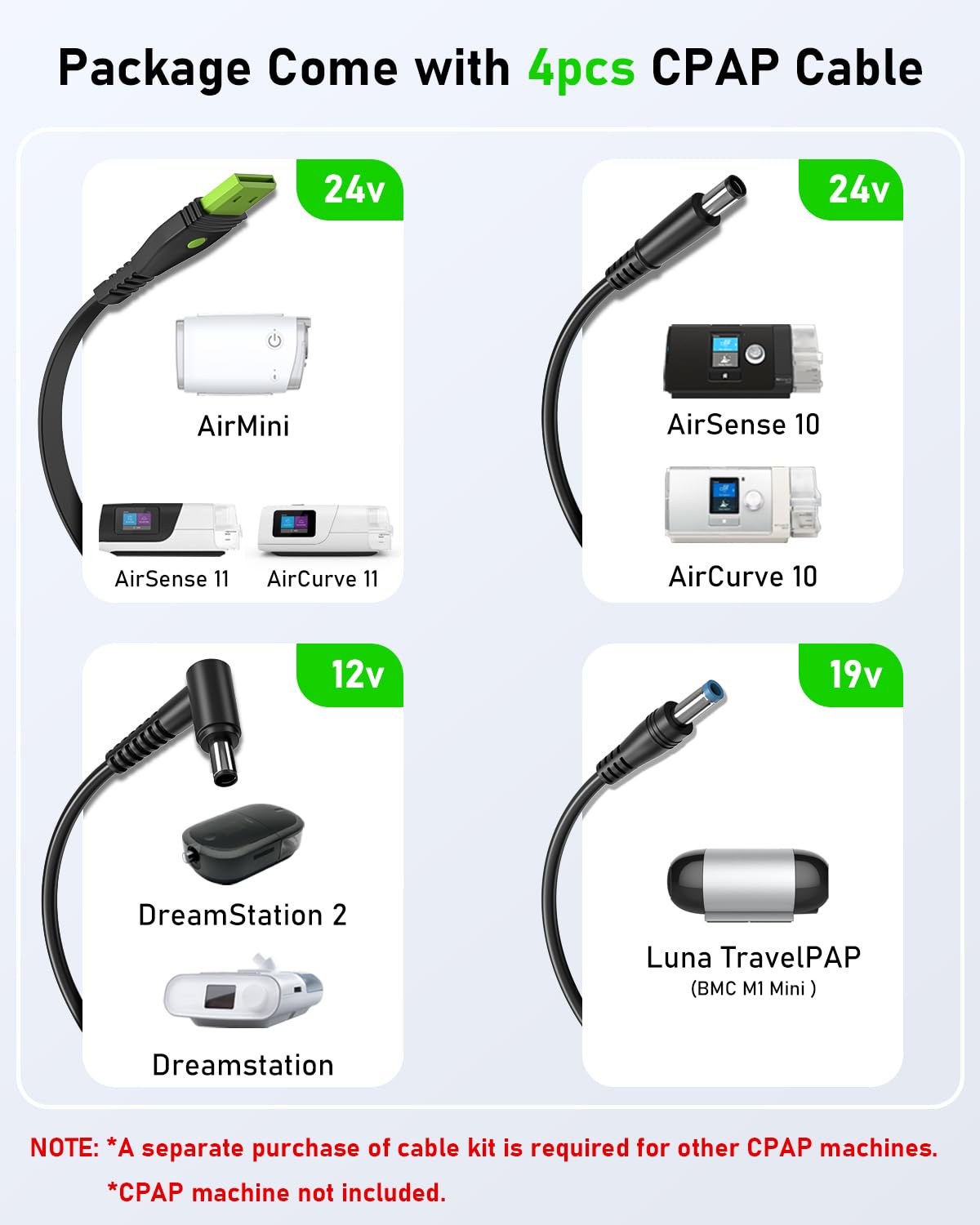 EASYLONGER ES270 CPAP Battery for Air-Travel, 99.9Wh CPAP Battery for Camping, 100W CPAP Power Bank for ResMed AirMini, AirSense 11, AirSense10, AirCurve 10/11, Luna TravelPAP, Philips DreamStation