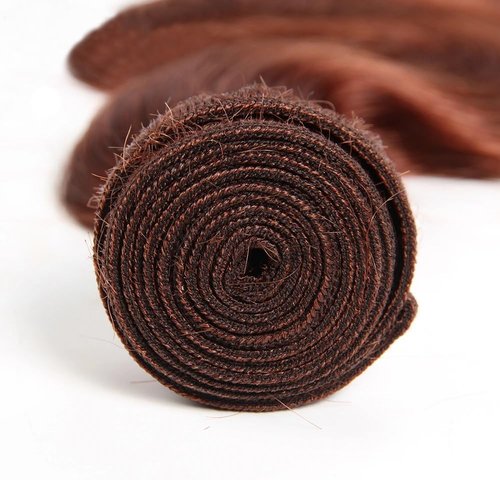 Reddish Brown Bundles Human Hair Color 33 Body Wave Bundles Copper Red Brown Brazilain Virgin Remy Hair Extensions Double Drawn 20 22 24 Inch
