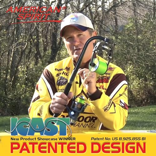 American Spirit Fishing Line Spooler, No Line Twist, Portable Line Winding System, Zero Twist Line Spooler for Reels or Ca...