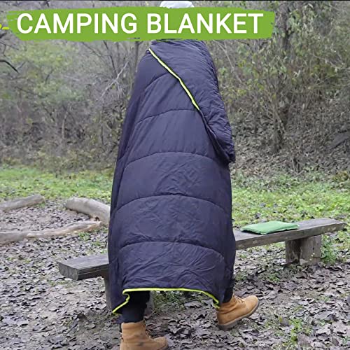 ATEPA Duck Down Sleeping Bag/Blanket for Backpacking, Ultralight Lightweight Rectangular Warm Weather Summer Compact Water...