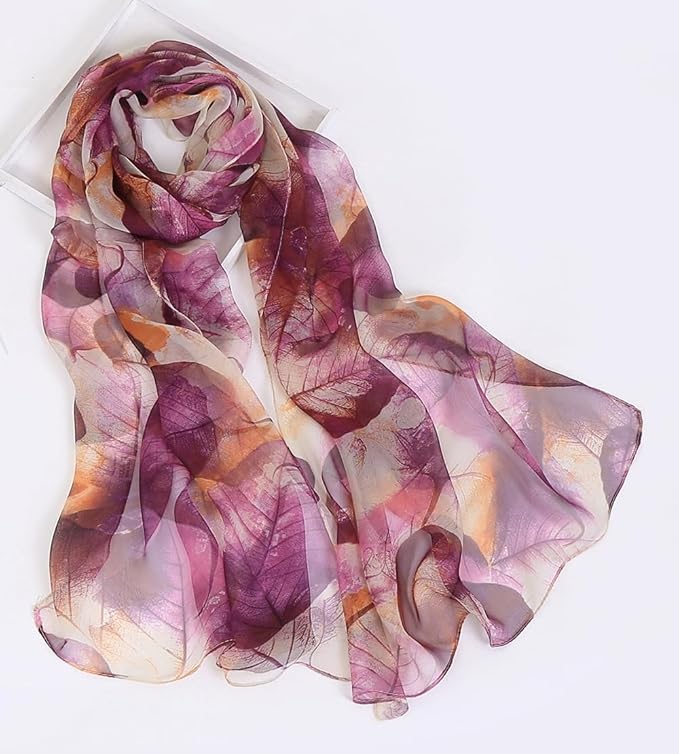 Scarfs for Women Lightweight Print Floral Pattern Scarf Shawl Fashion Scarves Sunscreen Shawls
