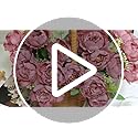 Nagobi Pink Peonies Artificial Flowers, 12 Bundles Fake Peonies Silk Flowers Faux Peonies Flowers Realistic Bouquet for We...