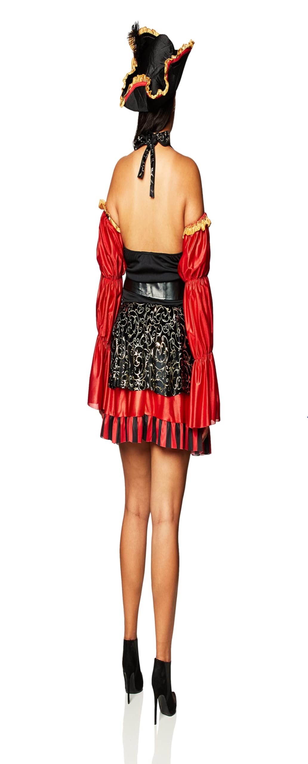 California Costumes Sexy Spanish Pirate Costume Medium Red