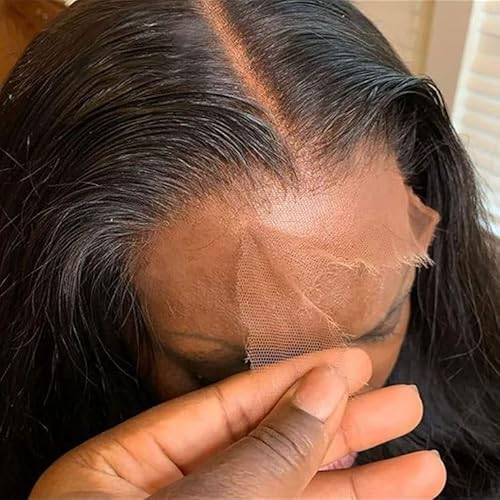 SKINLIKE Real HD Swiss Lace Closure Human Hair 5x5 Lace Closure with Clean Hairline Much More Density Full Cuticle Aligned Brazilian Human Hair Body Wave Style (20inch, HD BW 5x5 lace clsoure)