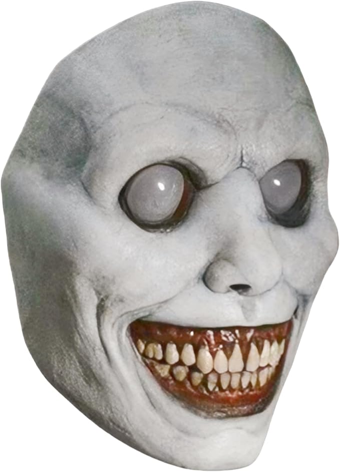 Aerkersun Scary Halloween Mask for Adults, Realistic and Durable Latex Creepy Horror Mask for Cosplay and Halloween Party