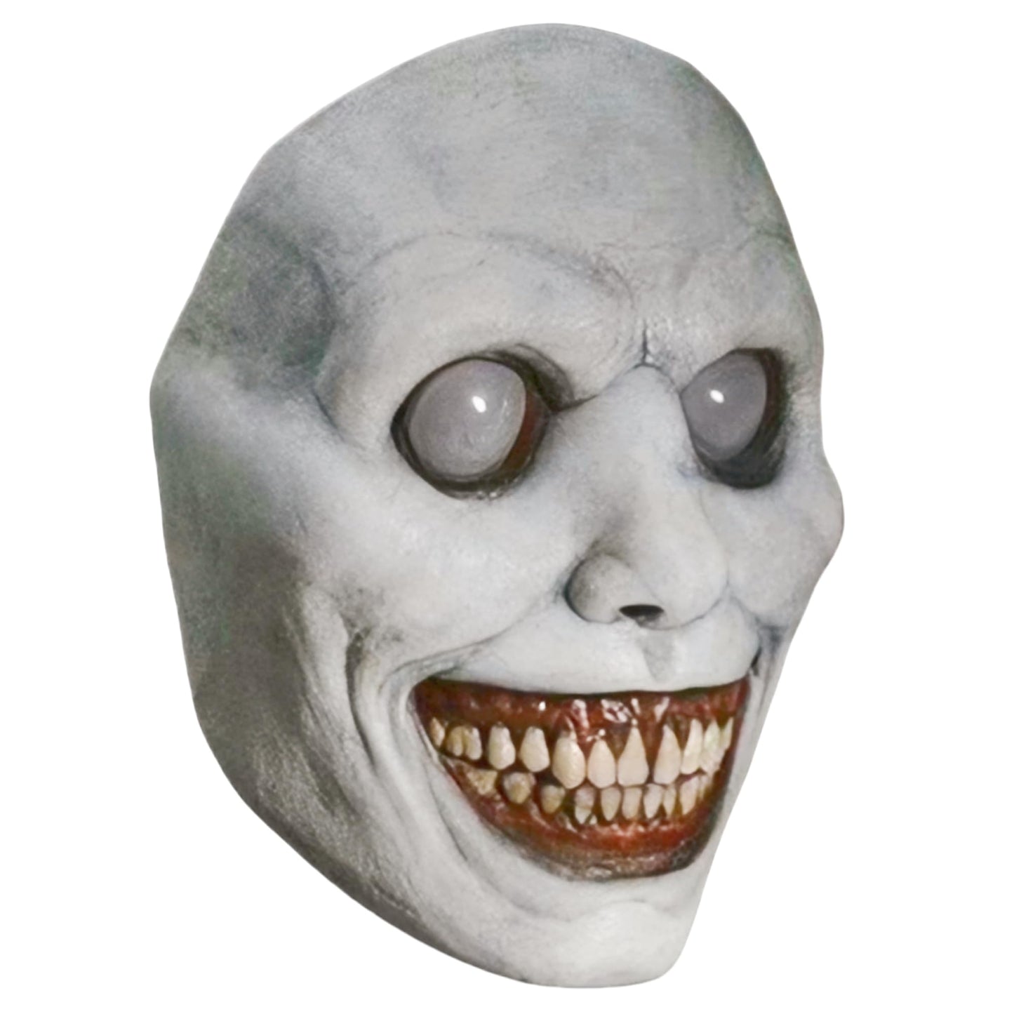 Aerkersun Scary Halloween Mask for Adults, Realistic and Durable Natural Latex Creepy Horror Mask for Cosplay and Halloween Party (Grey)