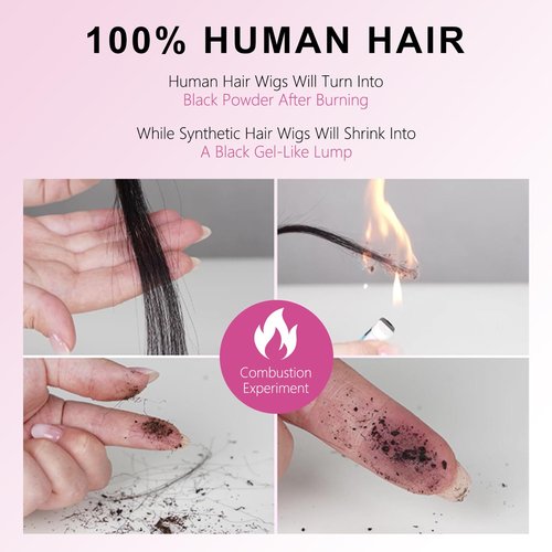 Smilenice 210% Density 13x6 Full Lace Frontal Wigs Human Hair 12A Deep Wave Brazilian Virgin Human Hair Pre Plucked HD Transparent Lace Glueless Wigs 16 Inch