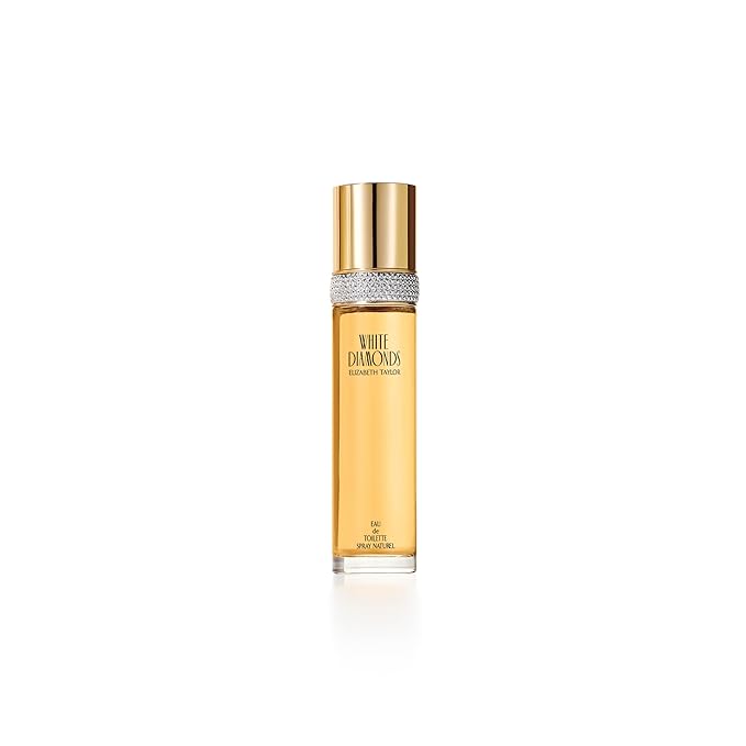Elizabeth Taylor White Diamonds Women's Perfume, Long-Lasting Floral Fragrance for Her, Eau de Toilette EDT Spray, 3.3 fl oz