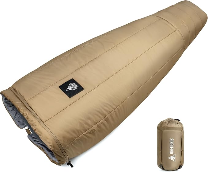 OneTigris Featherlite Ultralight Sleeping Quilt, Weighs 35oz, Warm Hammock Topquilt 40 Degree, with Footbox, Perfect for O...