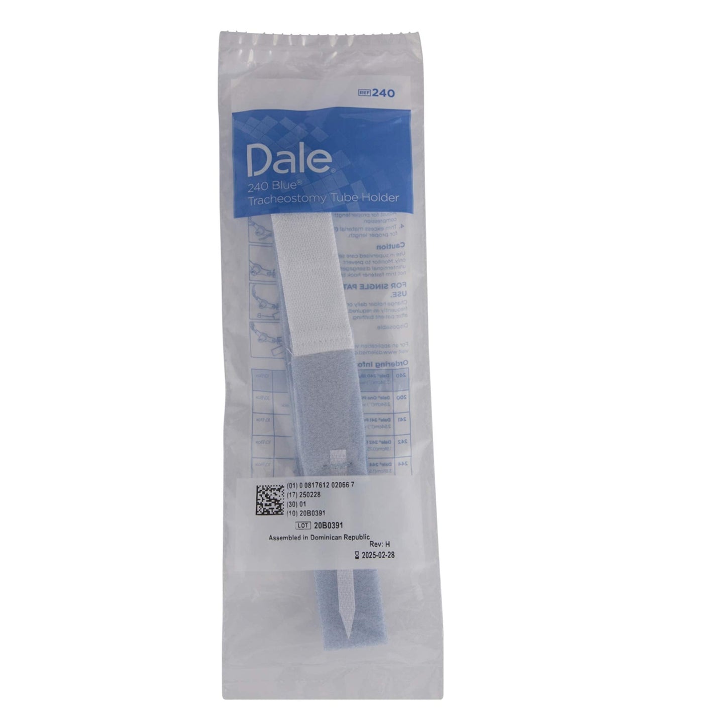 PT# -240 PT# # 240- Tube Holder Tracheostomy Dale Blue Adult One Size Fits Most 10/Bx by, Dale Medical Products Inc by Beststores