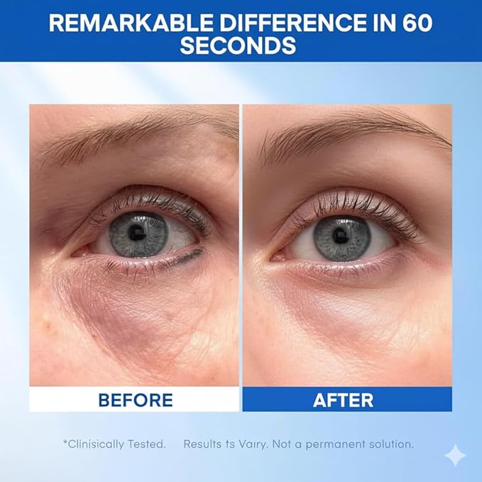 Instant Under Eye Lift Serum,Advanced Reduces Eye Bags, Wrinkles, Puffy Eyes, Dark Circles and Crow’s Feet-Revive Eyes Serum for Mature Skin - 20ml/0.68 fl oz