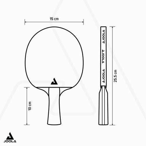 JOOLA Infinity GL Professional Ping Pong Paddles with Paddle Cover - 7-Layer Wood Fiberglass Blade - ITTF Approved - Pro Ping Pong Paddle for Advanced Control & Speed - Table Tennis Racket - Blue