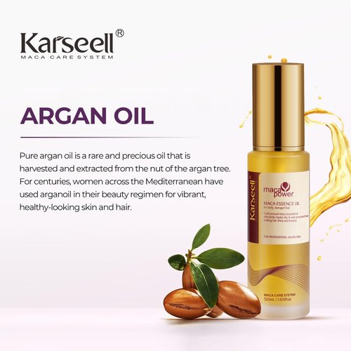 Karseell Purple Shampoo and Conditioner Set with Moroccan Argan Oil for Hair