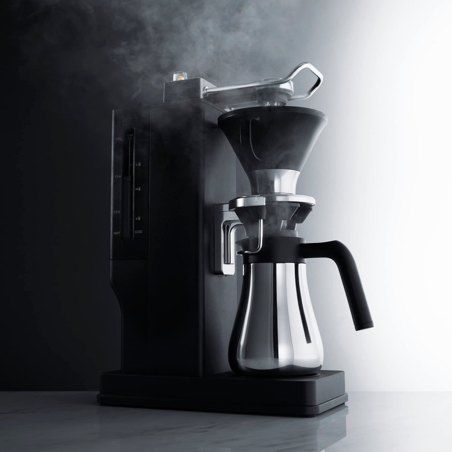 BALMUDA The Brew | Automatic Pour Over Coffee Maker | Clear Brewing Method | Precise Temperature Regulation | Three Brewing Modes: Regular, Strong, Iced | Compact Design | US Version