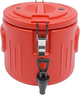 10 L/2.6 Gallon Insulated Beverage Cooler, Ice&Hot Drink Dispenser with 304 Stainless Steel Interior and Spout Portable Wa...