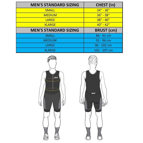 SLS3 Tri Top Men - Short Sleeves Mens Triathlon Top - Mens Triathlon Shirt - Triathlon Men Singlet - Aero FX Triathlon Shirts Men, Back Pocket (Yellow Splash, X-Large)