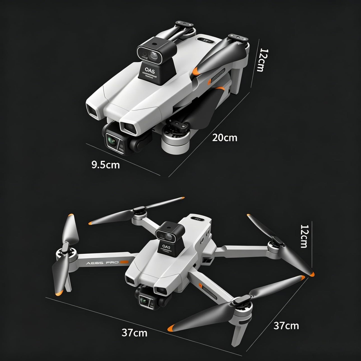 Cyaxzolp AE86ProMax+Drones with Camera for Adults 4K Video,Touch Screen Tablet Remote and 3-Axis Mechanical Gimbal, 5G Digital Transmission, 360° Laser Obstacle Avoidance, GPS Auto Return,Three 8000mAh 45 Mins Long Endurance, 500g Payload, Smart Follow Wa