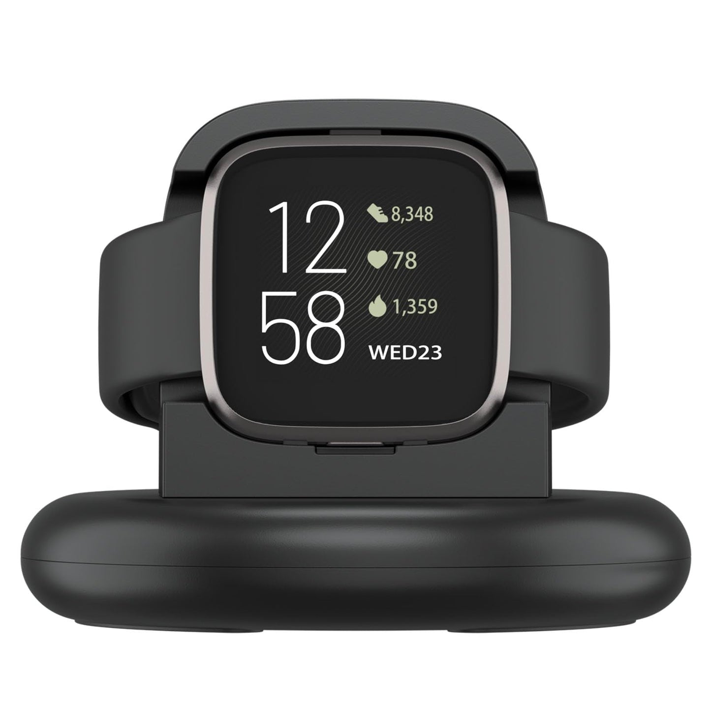 Vancle Charger For Fitbit Versa 2 (Only), Anti-Slip Charging Stand Dock With 4.1Ft Usb Cable Cord For Fitbit Versa 2 Smartwatch