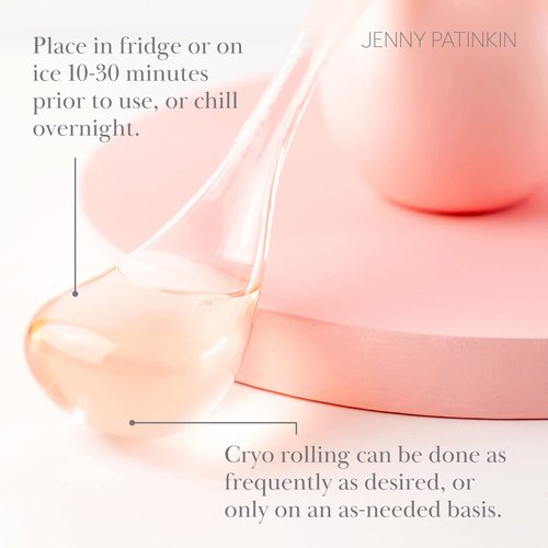 Jenny Patinkin Luxury Ice Globes for Face | 2 Pcs Facial Ice Roller for Face Women | Cooling Skin Care Tool for Facials | Facial Tools to Tighten | Reduce Puffiness & Redness.