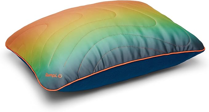 Rumpl The Adjustable Camp Pillow - Full Size Packable Outdoor and Travel Pillow, Two-Sided Temperature Control, 22" x 15",...