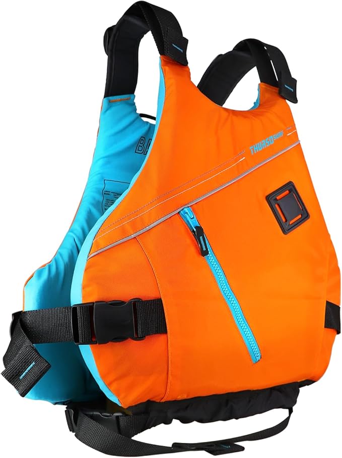 Thurso Surf Horizon Life Jacket – USCG Approved Adult Life Vest for Kayaking Boating Fishing PFD Personal Flotation Device...