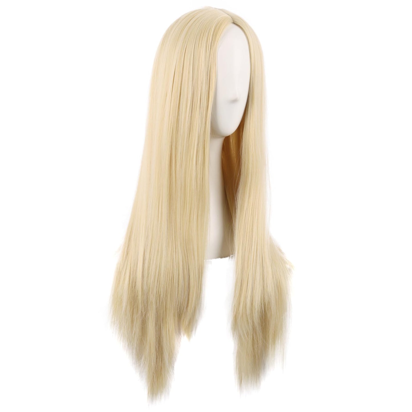 MapofBeauty 28 Inch/70 cm Women Special Long Straight Synthetic Wig (Mixed Blonde)