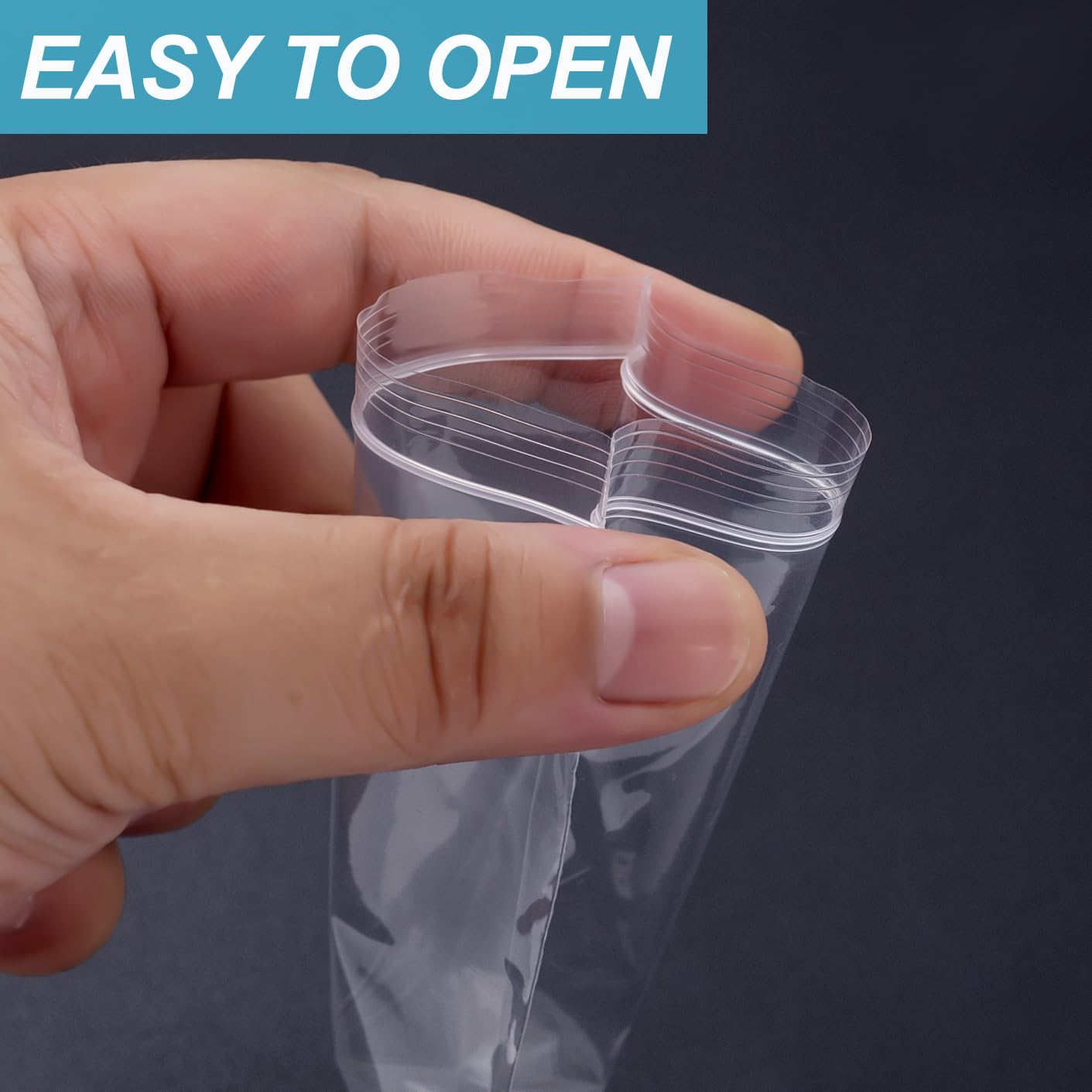 4 x 6 Inch 200Pcs Small Plastic Bags, 2 Mil Small Zip Bag, Transparent Jewelry Bags Reclosable, Clear Mini Baggies, Resealable Lock Poly Bag for Pill, Beads, Screws, Packaging