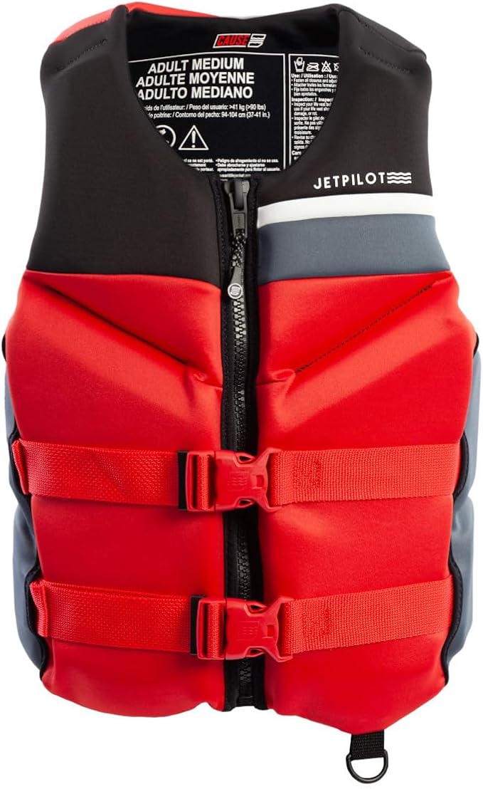 Jetpilot Cause Neoprene Coast Guard Approved Life Vest PFD