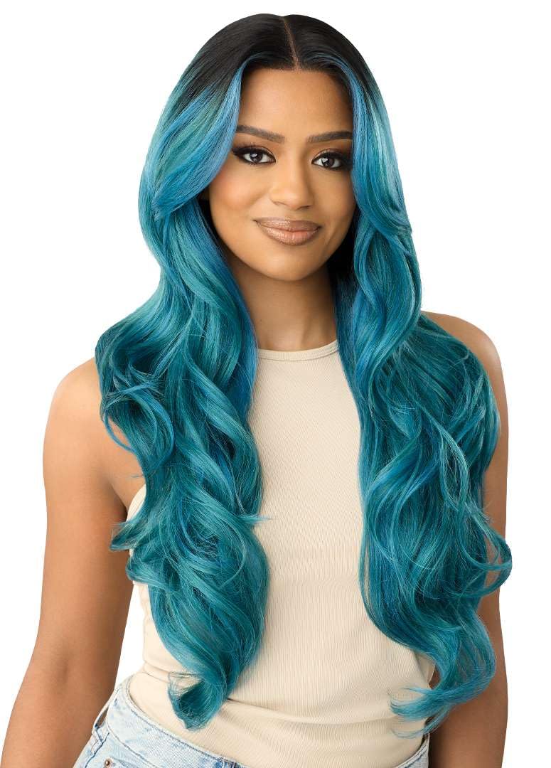 Outre Lace Front Wig - Perfect Hair Line - Swoop Series Y-Part 206 (GINGER BROWN)