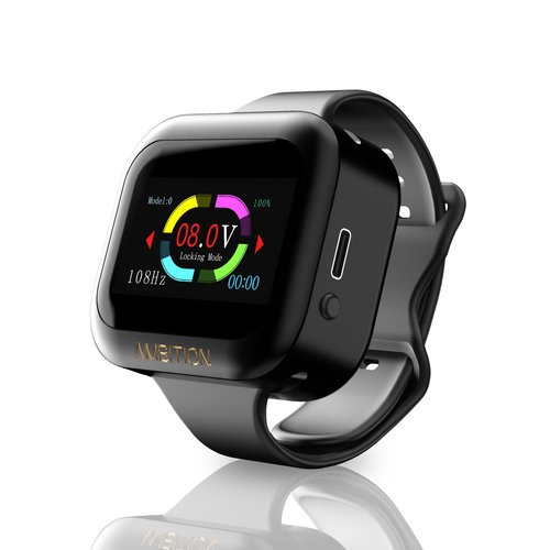 Tattoo Power Supply - Ambition S1 Plus Touch Screen Tattoo Battery Wristband Supply Portable RCA Tattoo 2400mAh Lithium Battery Pack with LCD Touch Display for Rotary Tattoo Machine
