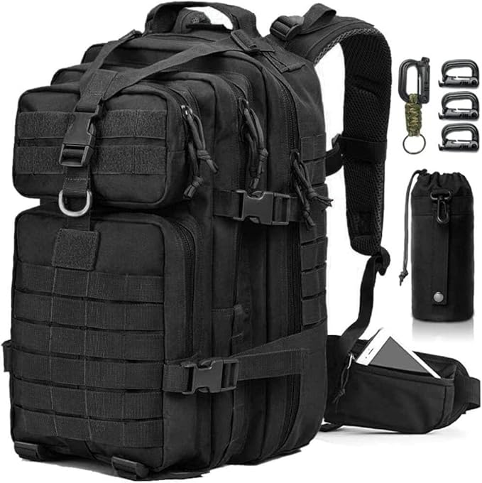 FR Fashion Co. MOLLE System Tactical Backpack – Rugged 42L Utility Pack