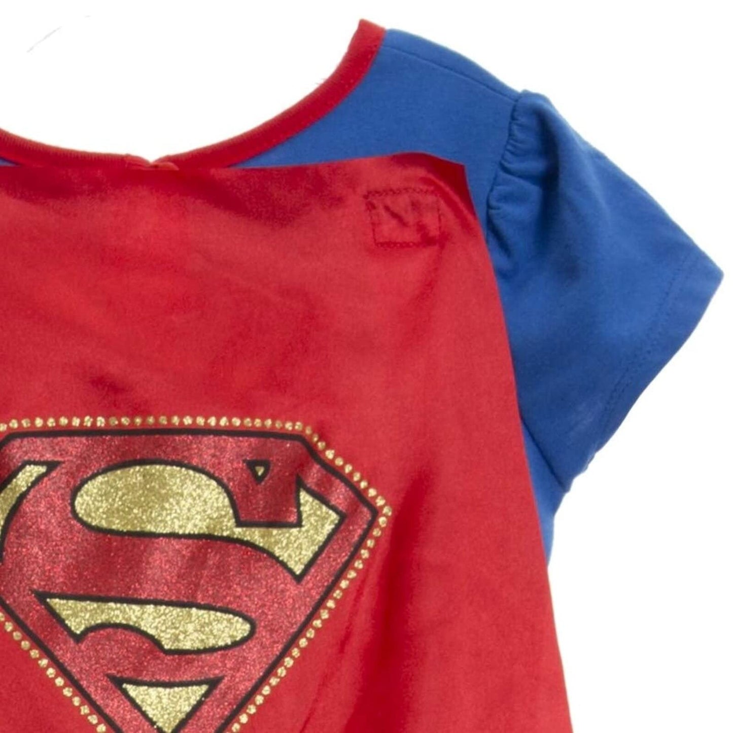 WARNER BROS Justice League Supergirl Toddler Girls Costume Dress Leggings Cape and Headband 4 Piece Set 3T