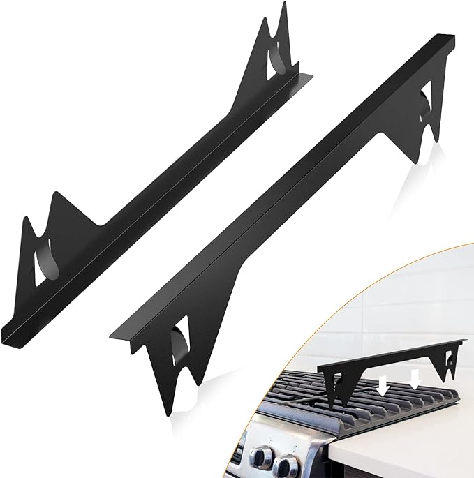 Stove Gap Covers Stainless Steel -Length 23.4" Width 0.79",Stove Gap Filler, Oven Gap Filler, Oven Side Gap Filler, Range ...