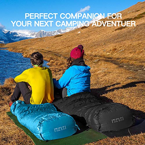 Bessport Mummy Sleeping Bag | 15-45 ℉ Extreme 3-4 Season Sleeping Bag for Adults Cold Weather– Warm and Washable, for Hiki...