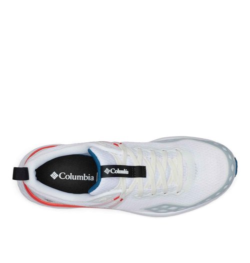 Columbia Men's Konos TRS Shoe, White/Poppy Red, 9.5
