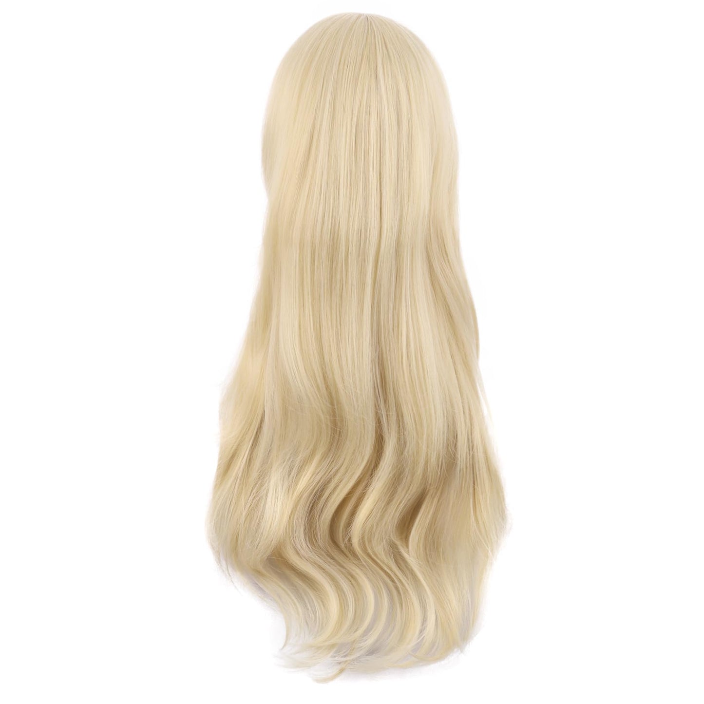 MapofBeauty 28 Inch/70 cm Women Side Bangs Long Curly Hair Cosplay Synthetic Wig (Mixed Blonde)