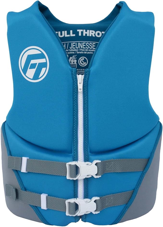 Full Throttle Youth Rapid Dry Neoprene Life Jacket