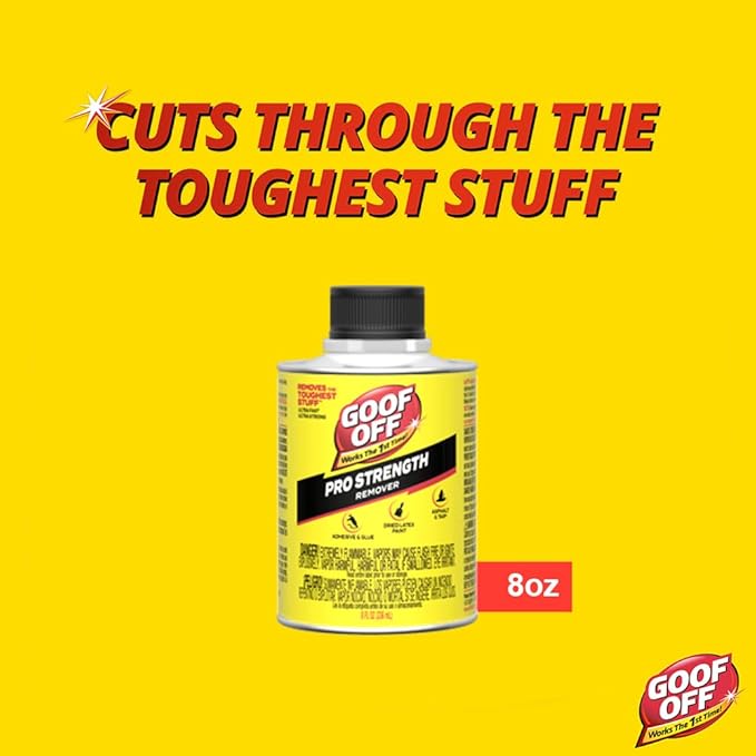 Goof Off Pro Strength Remover, 8 oz. Metal Can