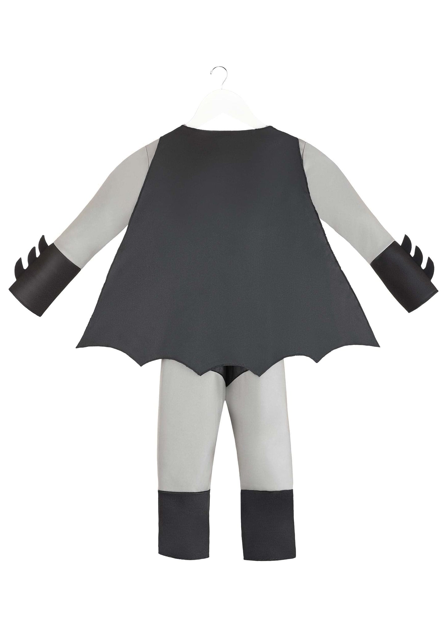 Toddler Classic Batman Costume, Black Superhero Suit, Cape, Mask & Foam Muscles for Movie Hero Cosplay Dress-Up 2T