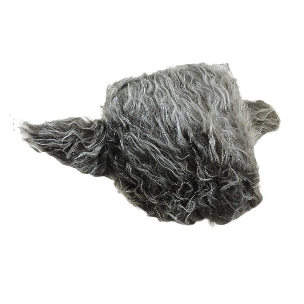 Novelty Furry Wolf Ear Hat Grey, Brown