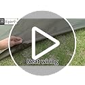 10.5x9.5 ft Tent Footprint Waterproof Camping Tarp Ultralight Mat Under Tent Moisture-Proof Ground Sheet Mat