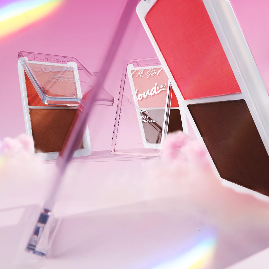 L.A. Girl On Cloud Nine Bouncy Blush Bronzer, Misty Mauve GBL500