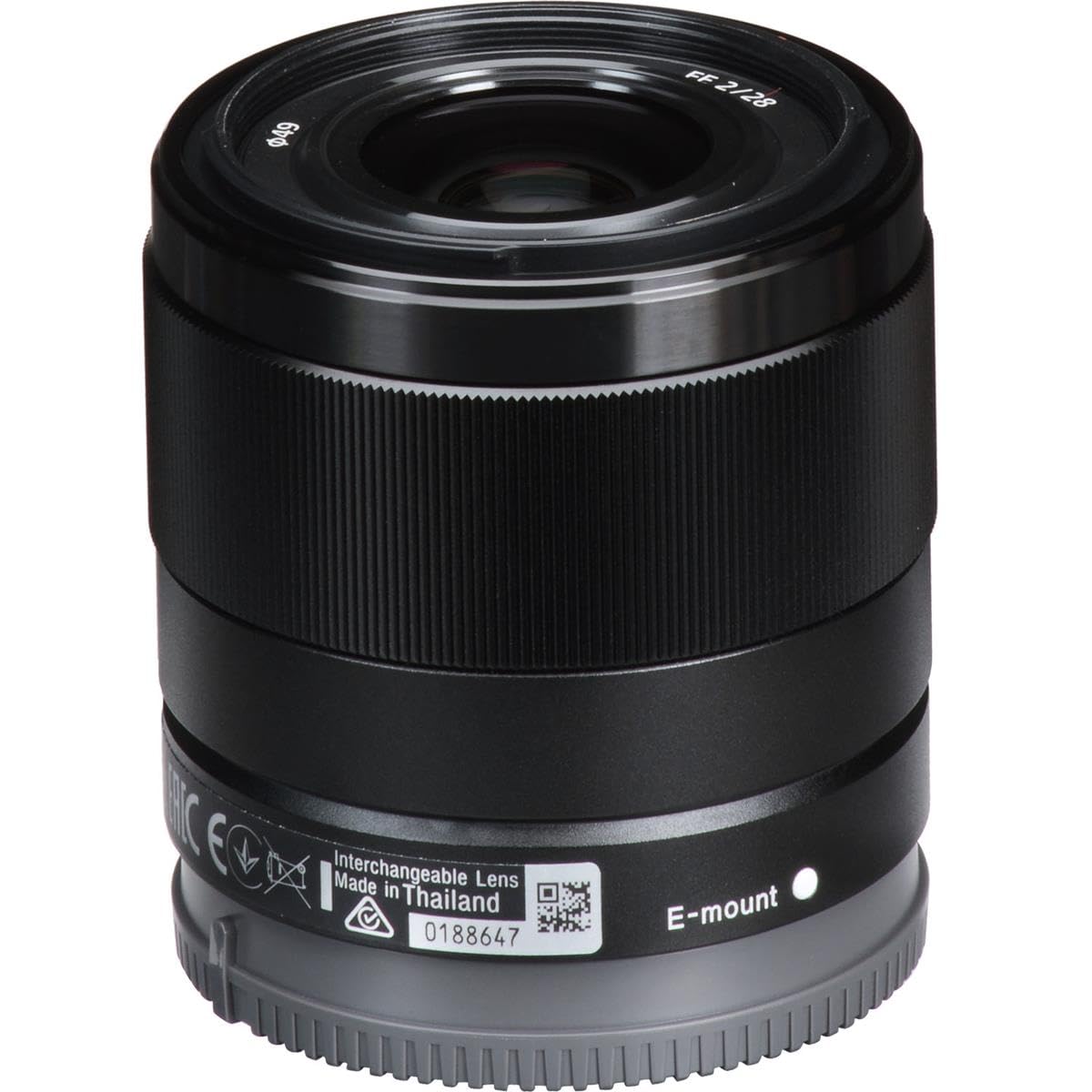 Sony SEL28F20 FE 28mm f/2-22 Standard-Prime Lens for Mirrorless Cameras