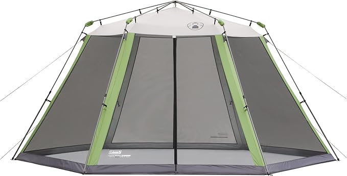Coleman Skylodge Screened Canopy Tent with Instant Setup 10x10/15x13ft Portable Screen Shelter with 1-Minute Setup for Bu...