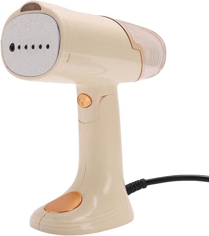 Diydeg Travel Steamer for Clothes, 1500W Fast Heat Up Portable Steamer Iron, Flexible Foldable Handheld Garment Steamer with 128Ml Water Tank for Home, Office and Travel (White)